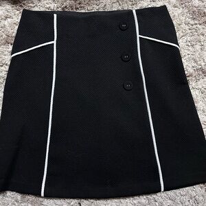 Elle Black Pencil Skirt